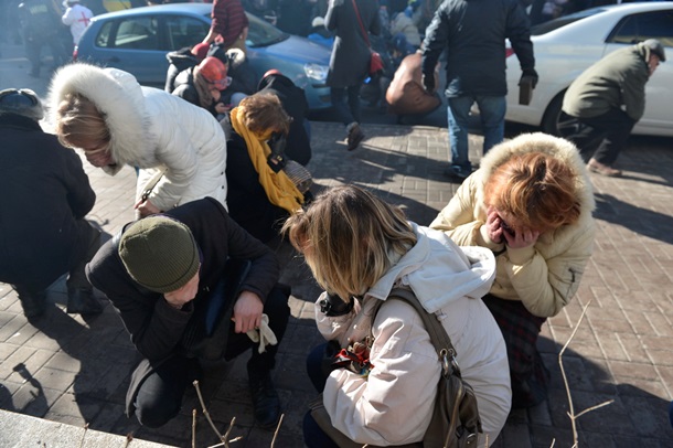 Пострадавшие и раненные митингующие