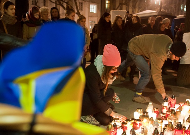 Украинцы вышли на митинги по всему миру Украинцы вышли на митинги по всему миру