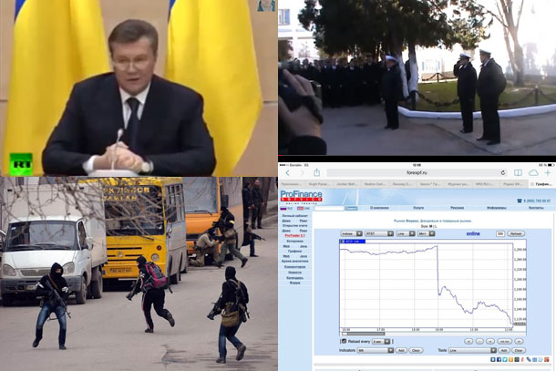 03/03/2014 Фотовидео хронология событий и столкновений в Украине
