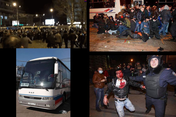 14/03/2014 Фотовидео хронология событий и столкновений в Украине