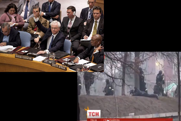 19/03/2014 Фотовидео хронология событий и столкновений в Украине
