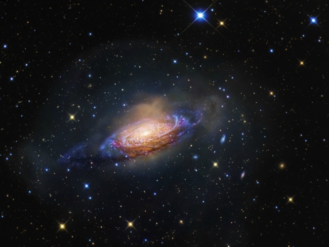 Спиральная галактика NGC 3521 - 25-летие телескопа Хаббл: лучшие фото космоса