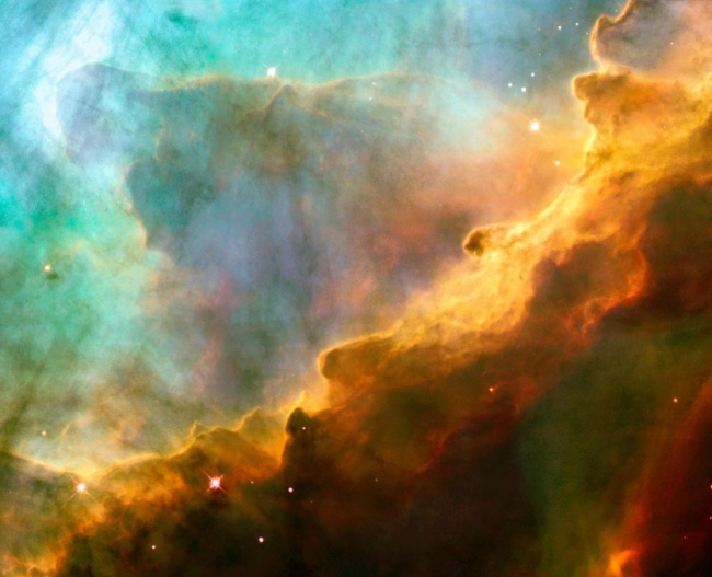 M17: вид крупным планом - 25-летие телескопа Хаббл: лучшие фото космоса
