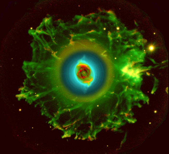 Туманность Кошачий глаз - 25-летие телескопа Хаббл: лучшие фото космоса