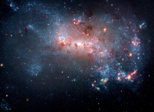 Галактика NGC 4449 с активным звездообразованием - 25-летие телескопа Хаббл: лучшие фото космоса