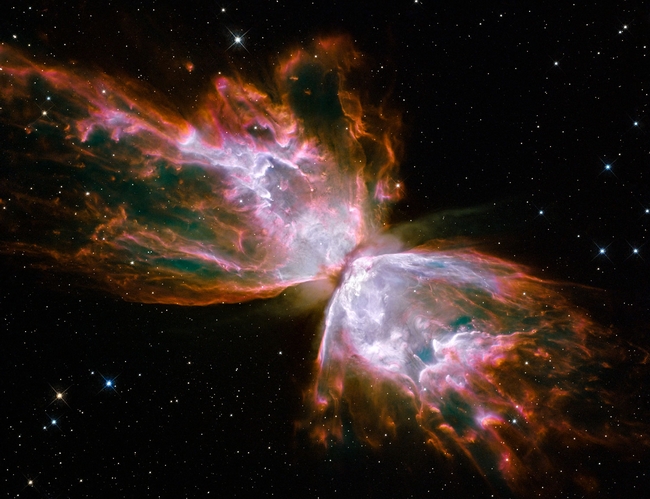 Туманность Бабочка - 25-летие телескопа Хаббл: лучшие фото космоса