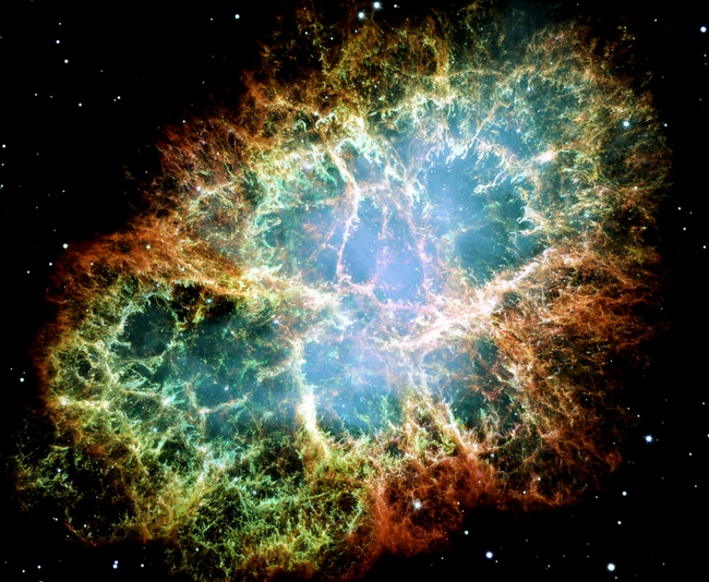 Крабовидная туманность - 25-летие телескопа Хаббл: лучшие фото космоса