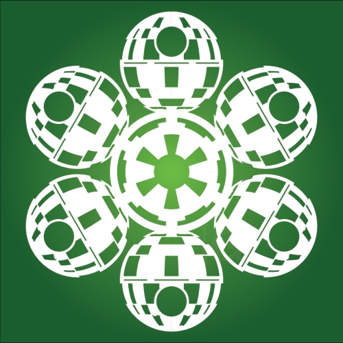 Death Star - Star Wars Snowflake