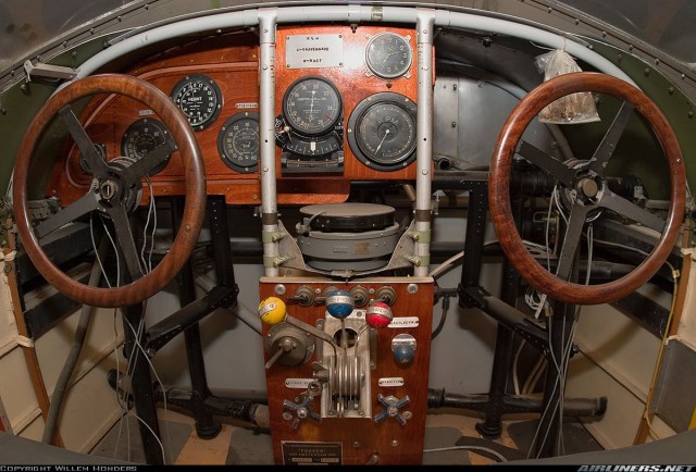 Fokker. F.VII - Фото из кабин разных самолетов/вертолётов