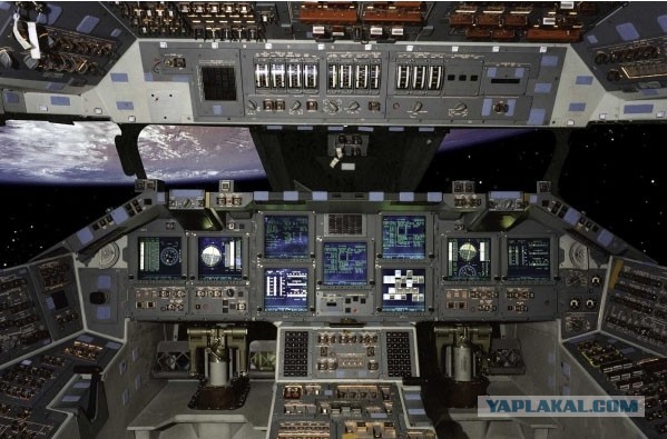 Спейс шаттл или просто Шаттл (англ. Space Shuttle — «космический челнок») - Фото из кабин разных самолетов/вертолётов