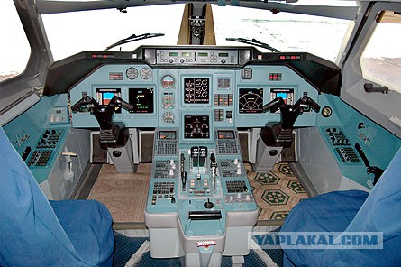 Туполев 204 - Фото из кабин разных самолетов/вертолётов