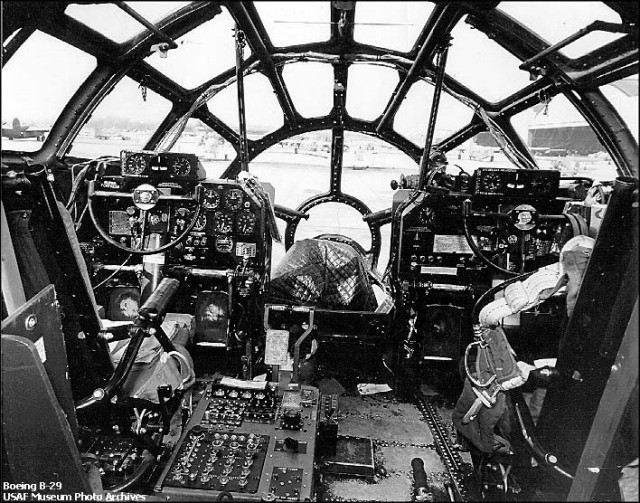 B-29 - Фото из кабин разных самолетов/вертолётов