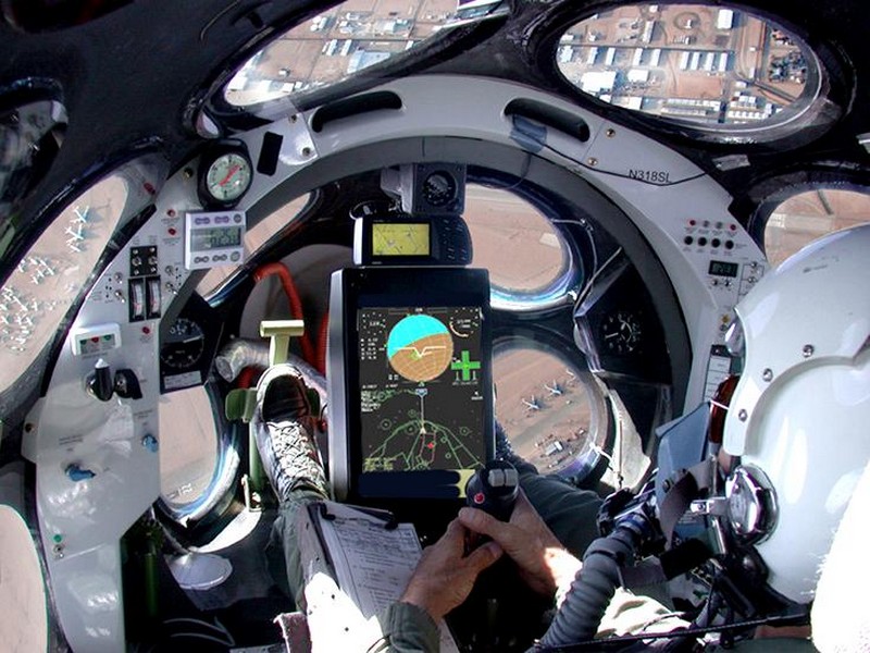 SpaceShipOne - Фото из кабин разной техники