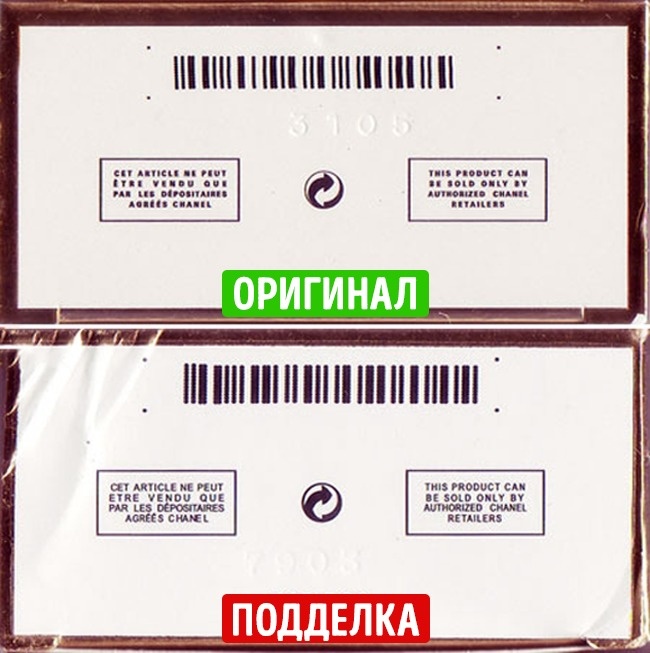 Целлофановая упаковка - Способы как отличить настоящие духи от подделки