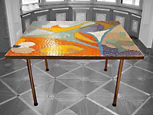 мозаичный стол