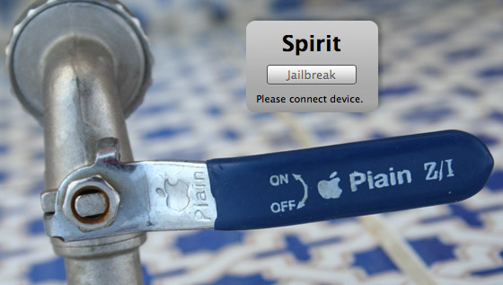 Скриншот работы на Mac Spirit by Dev-Team Взлом iPad, iPhone или iPod touch с прошивкой — 3.1.2, 3.1.3 или 3.2