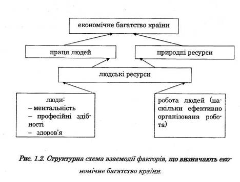 структурана схема взаємодії факторів