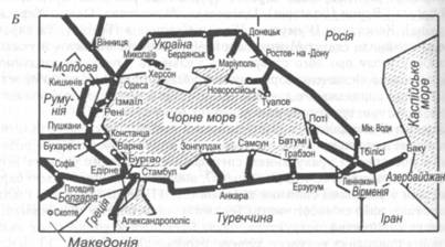  система транспортних коридорів країн Чорноморського економічного співробітництва