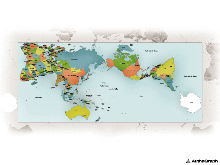 Самая точная карта Мира