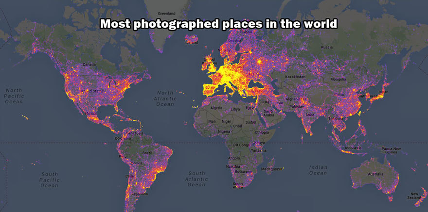 Самые фотографируемые места в мире