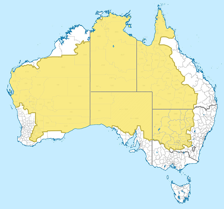 2% населения Австралии живёт в этом регионе