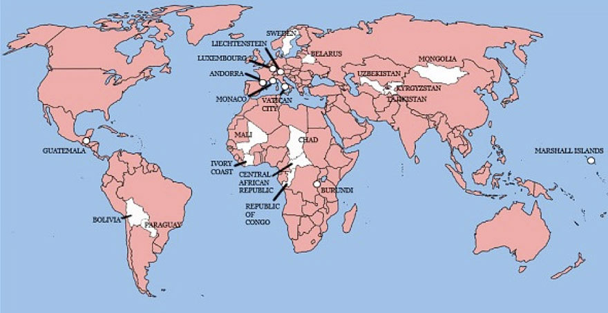 22 страны, в которые никогда не вторгалась Англия