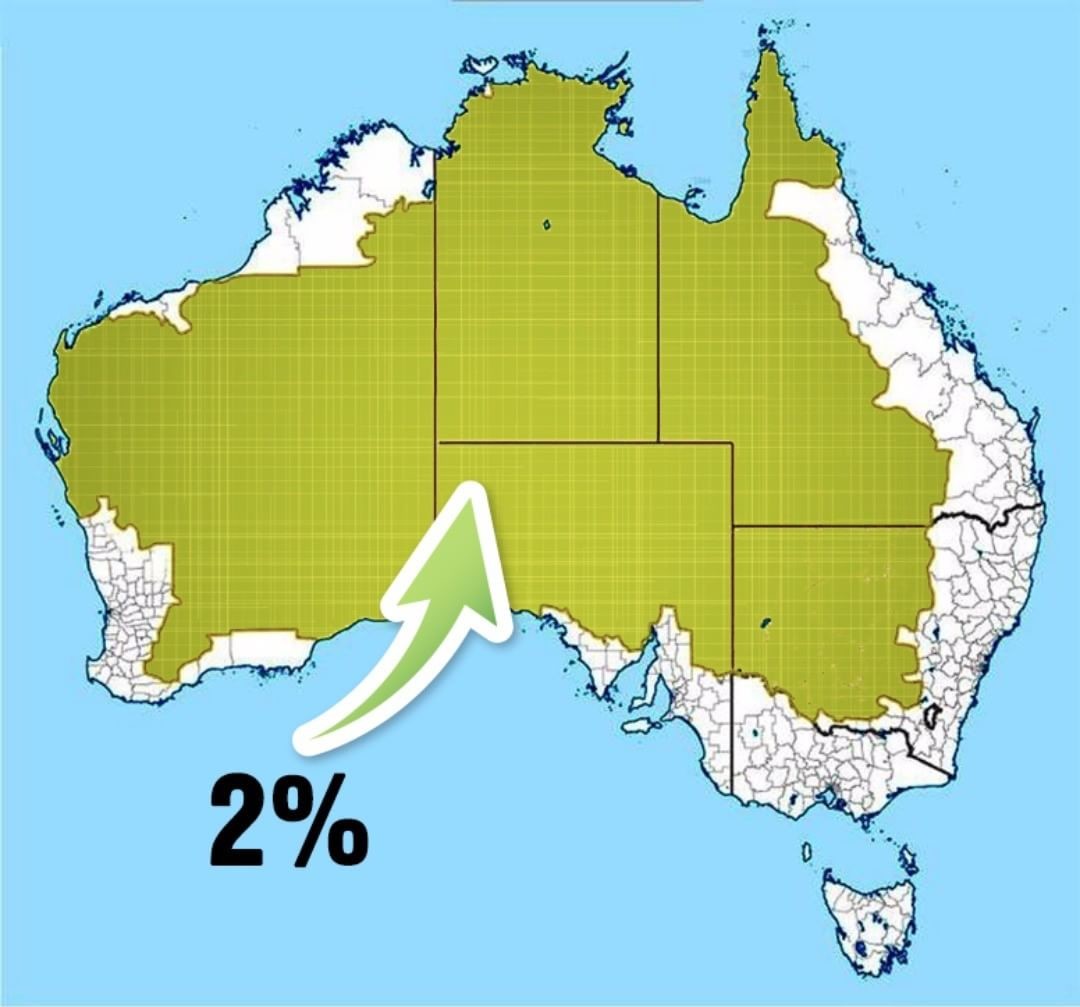 2% населения Австралии на карте