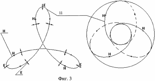 Топологический узел трилистника поля магнитного солитона и ЭМ-солитона