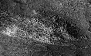 Фотография древнего города на Марсе.