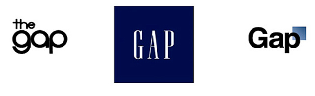 GAP - Эволюция логотипов Apple, Google, Nokia, BMW, Audi