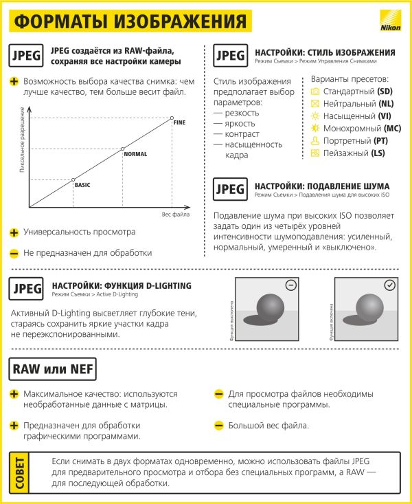 Шпаргалка начинающему фотографу Nikon