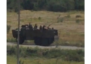 Тимчук показал фото колонны боевиков, перевозивших Бук