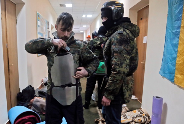 Майдан на морозе. Фоторепортаж из центра Киева 29-30 января Майдан на морозе. Фоторепортаж из центра Киева 29-30 января