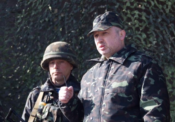 Турчинов подписал указ о частичной мобилизации по всей Украине