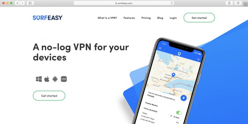 SurfEasy - Бесплатные VPN-сервисы