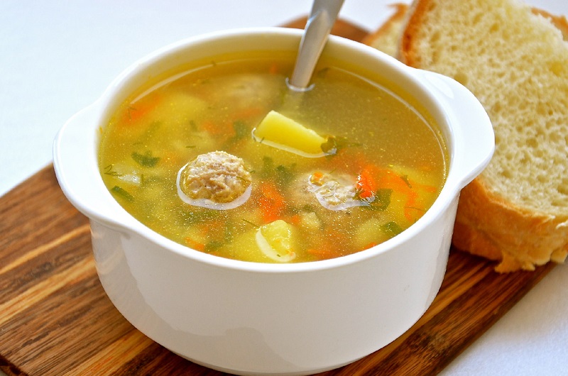 Суп с фрикадельками - Полезные супы