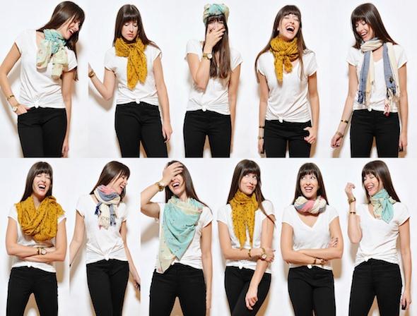 25 оригинальных способов завязывания шарфа