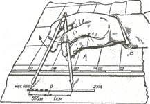 Измерения и построения на топографической карте