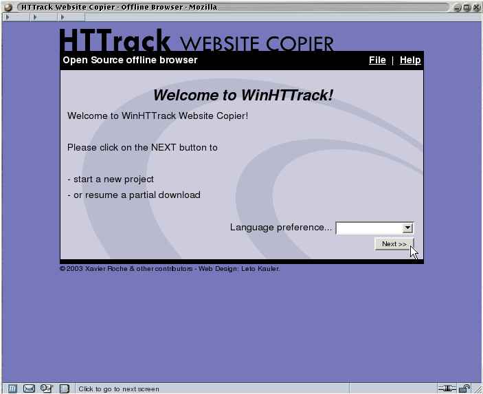 Як завантажити сайт цілком безкоштовно або за допомогою HTTrack і Wget httrack.jpg