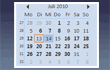 These 2D codes encode event data. When scanned with a smartphone like iPhone or Android an appointment is created.