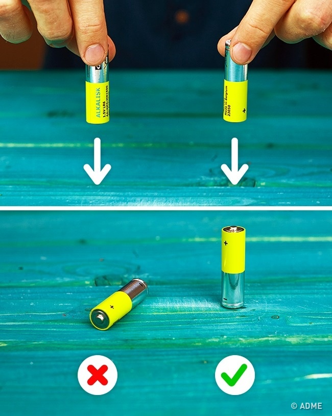 Проверить качество батарейки - Этим хитростям нас научили еще в школе, и они до сих пор работают