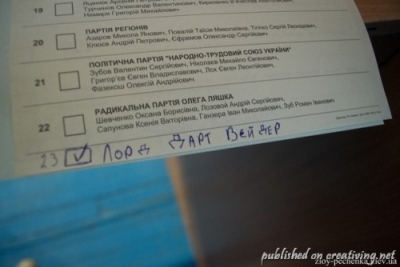 Парламентские выборы 2012 в Украине. Креативный обзор народного творчества Парламентские выборы 2012 в Украине. Креативный обзор народного творчества