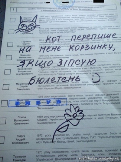 Парламентские выборы 2012 в Украине. Креативный обзор народного творчества Парламентские выборы 2012 в Украине. Креативный обзор народного творчества