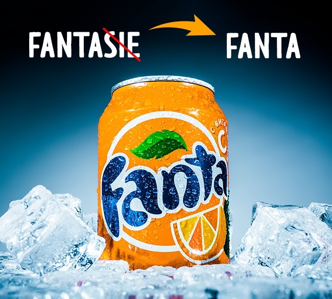 Fanta - Логотипы, о смысле которых вы даже не догадывались Fanta - Смысл логотипов брендов